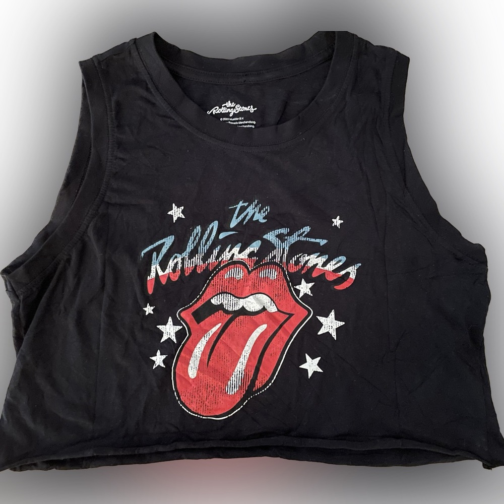 Rolling Stones crop top